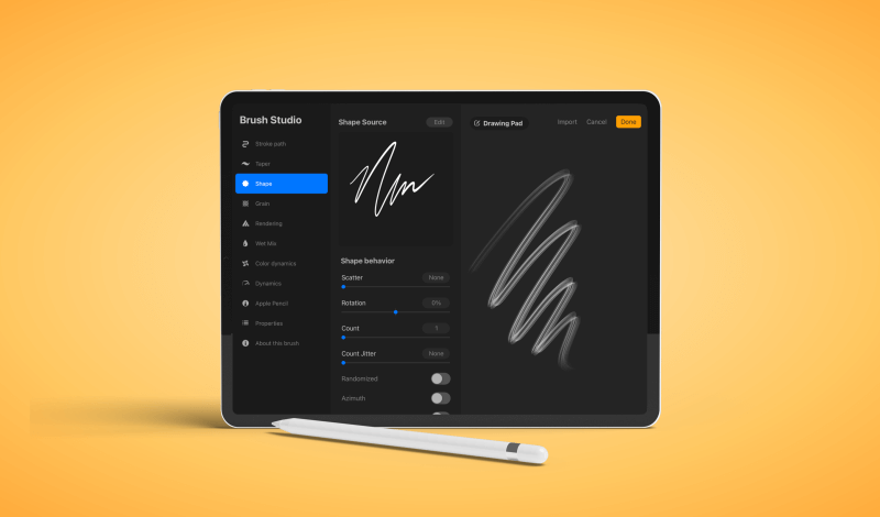 How To Create A Signature Stamp with Procreate Logos By Nick