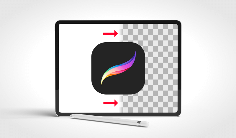 How To Delete A White Background with Procreate for The iPad - Logos By Nick