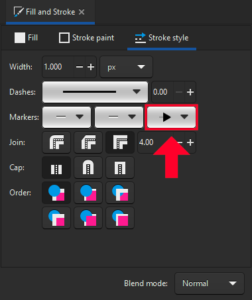 inkscape arrow head color inkscape arrow head color