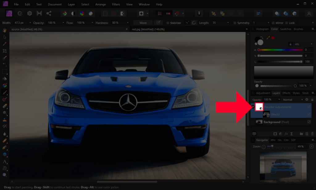 How To Change An Image’s Color In Affinity Photo Logos By Nick