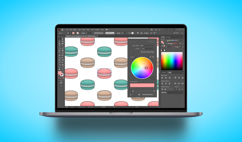 how to change adobe illustrator program color