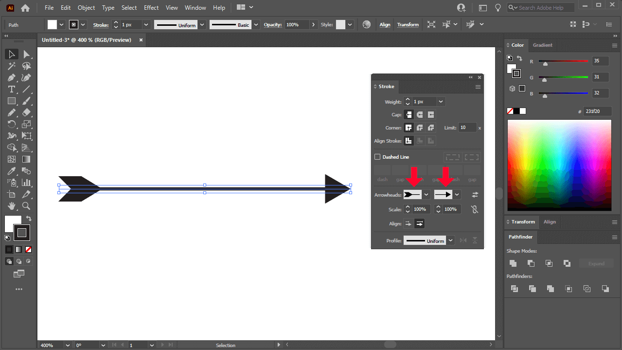 arrow in illustrator download