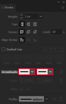 Arrowheads input boxes