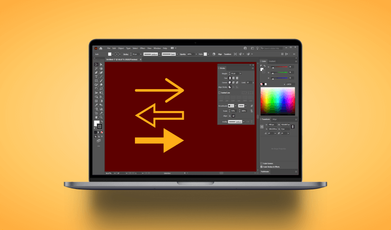 Create arrows in Illustrator