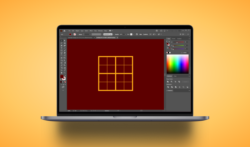 Create a Grid Layout in Adobe Illustrator 