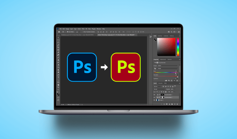 How To Change A Logo Color In Photoshop CC 2021