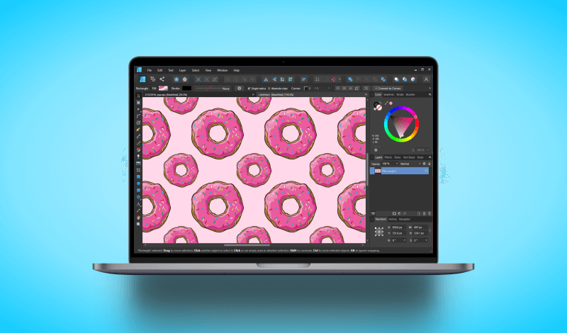 Make a repeat pattern in Affinity Designer