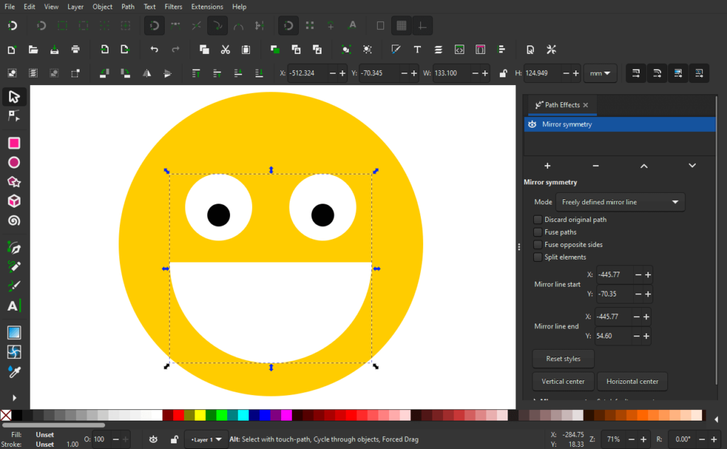How To Mirror In Inkscape Drawing With Symmetry Logos By Nick how-to-mirror-in-inkscape-drawing-with-symmetry-logos-by-nick