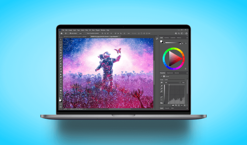 Create a snow overlay in Photoshop