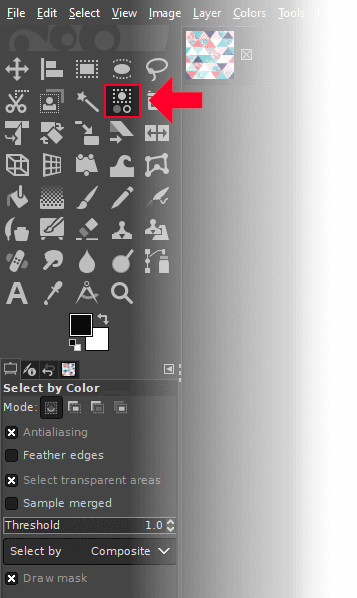 Select By Color tool