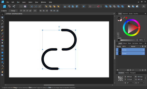How To Join Curves In Affinity Designer – Logos By Nick