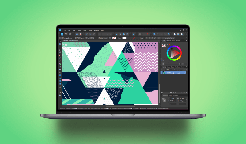 How to texture fill in Affinity Designer