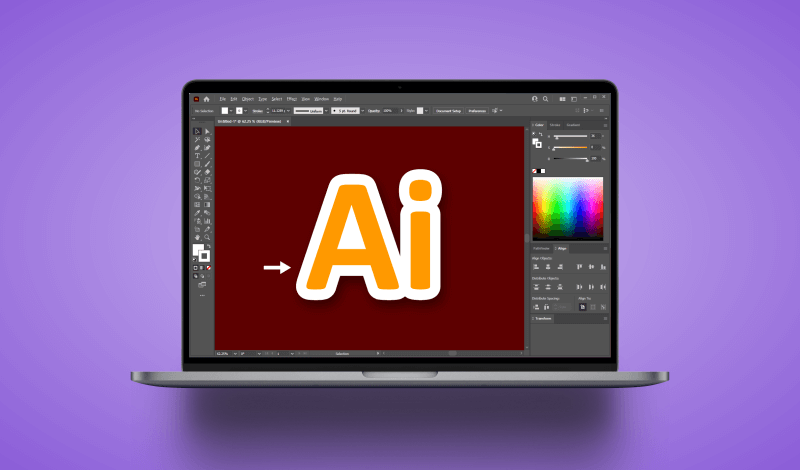 Create outlines in Illustrator