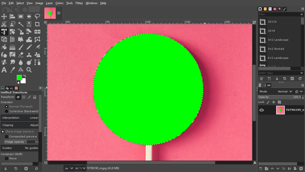 How To Draw A Circle In GIMP 2 Minute Tutorial