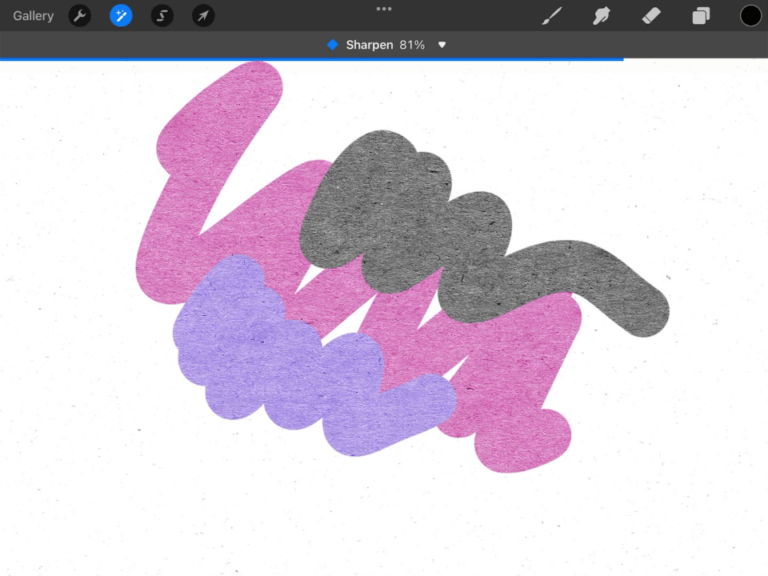 How To Apply A Paper Texture In Procreate Logos By Nick