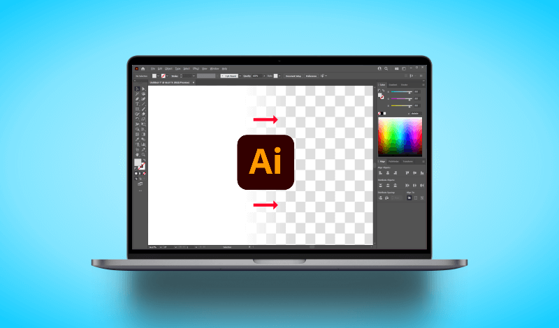 Export with transparency in Adobe Illustrator