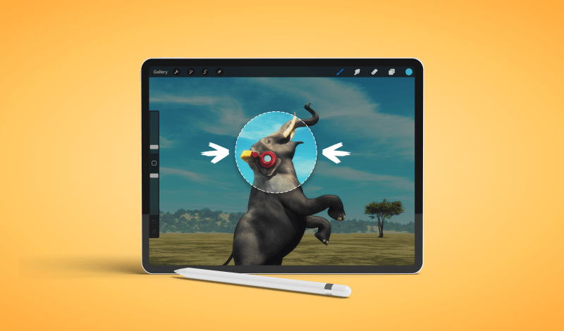 Fit an image to a shape with Procreate for iPad