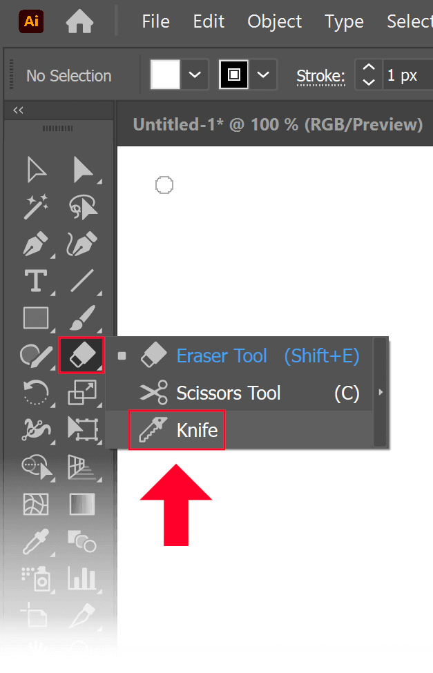 Knife Tool Location