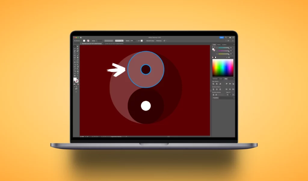 Align key objects in Illustrator