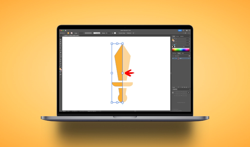 Draw in symmetry mode using Adobe Illustrator