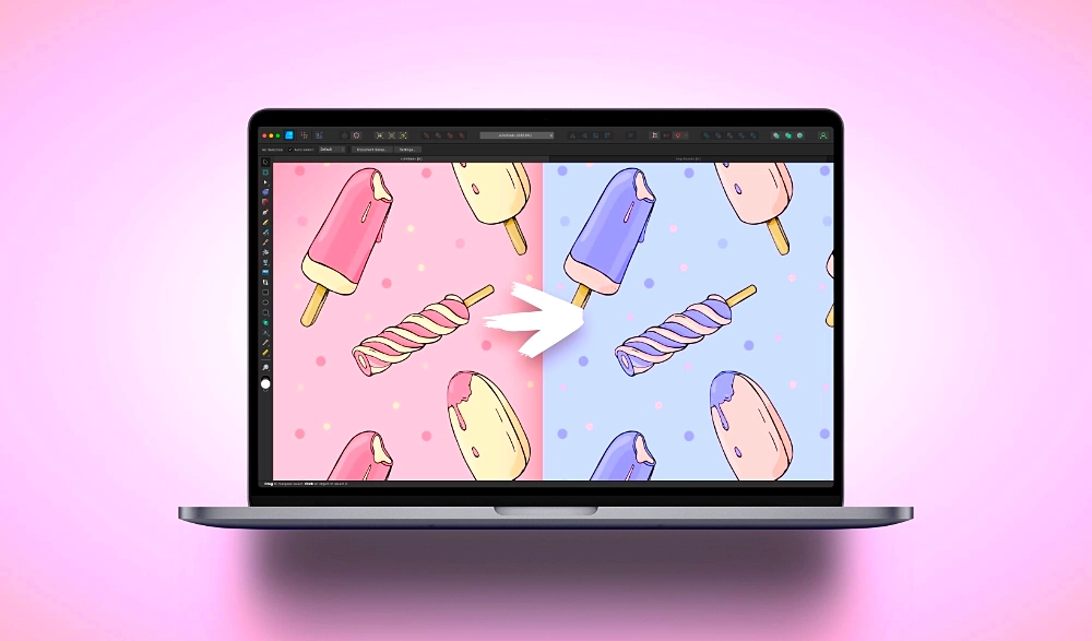 Color replace in Affinity Designer