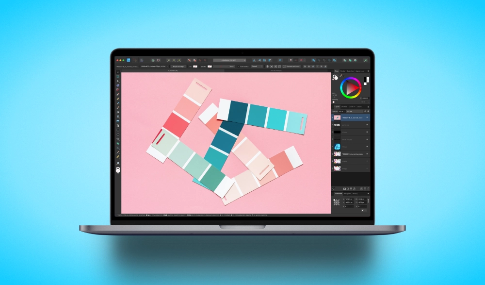 Use Pantone colors in Affinity Designer