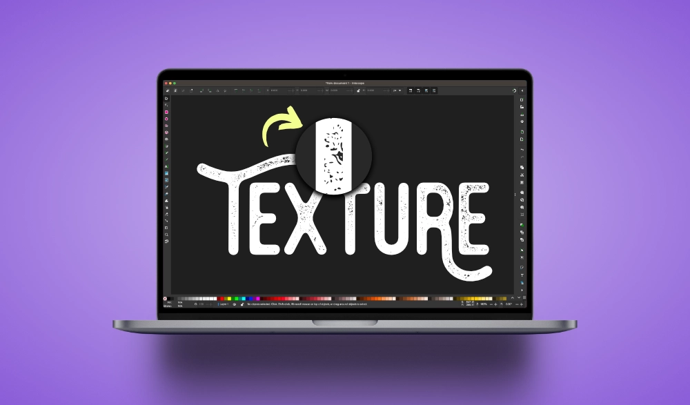 Applying vector textures with Inkscape