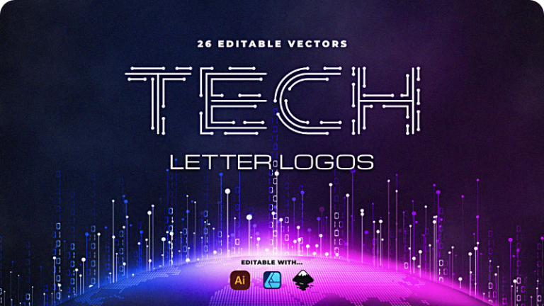 tech-letters – Logos By Nick