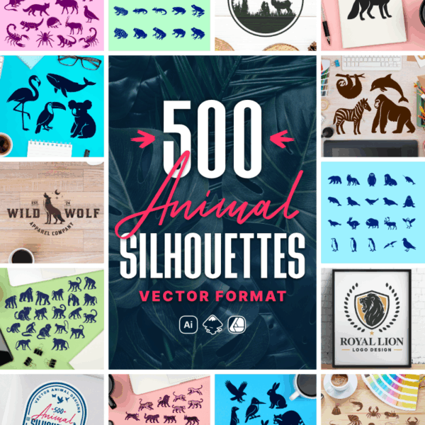 Animal Silhouettes Bundle (500 Count)