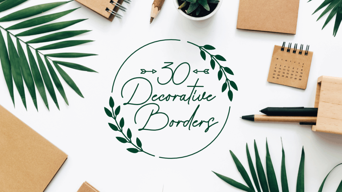 30 Decorative Borders