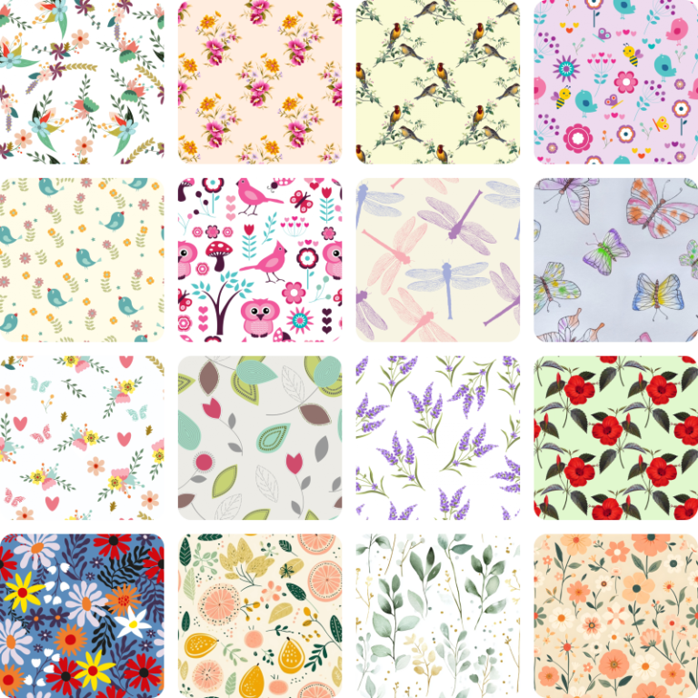 16 Spring-Themed Pattern Fill Tiles | Free Download – Logos By Nick