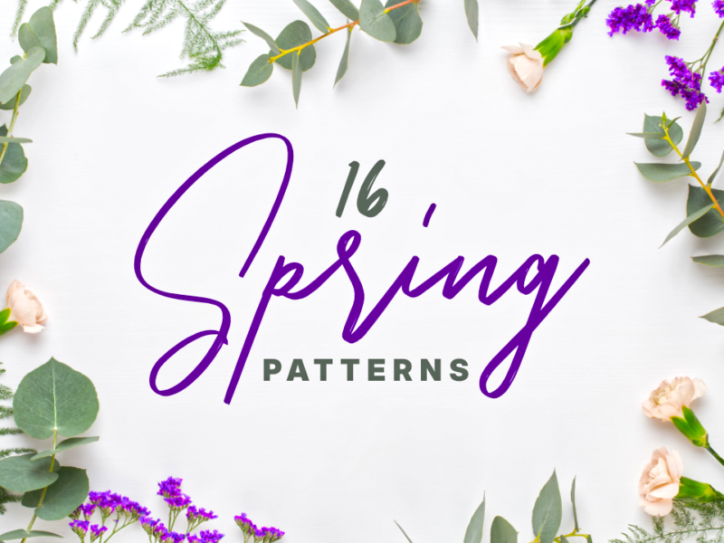 16 free spring patterns